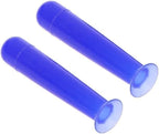 2Pcs Blue Handy Silicone Soft Contact Lenses Small Suction Cups Stick, RGP Inserter Remover Cases, Applies Contacts Safely and Hygienically, Contact Lens Remover, Contact Lens Cases
