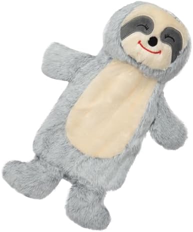 A2Z Hot Water Bottles Sloth Soft Plush Fleece Cover 750ML Relief Cosy Night Neck Back Shoulder Warmer Heat Therapy