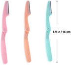 FRCOLOR 6pcs Eyebrow Razor Shaper Cheek Facial Hair Removers Trimmer for Women Ladies