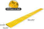 Threshold Ramp, Doorway Ramps for Wheelchairs, Non Slip Handicap Ramp, Robot Sweeper Threshold Ramp for Doorways, Driveways, Bathroom, Cuttable(Yellow,6cm/2.3in)