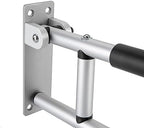 23.6Inch Foldable Handrail Grab Bars, Wall Mounted Toilet Safety Support 90 Degree Rotation for Handicap Elderly Seniors Disabled, Shower Bathroom Accessories