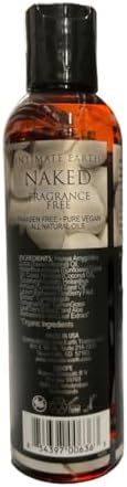 Intimate Earth Naked Massage Oil 4 oz