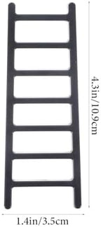 jojofuny Creative Ladder Shape Birthday Cake Toppers Sponge Insert Cards 4.3X1.7 Inch Mini Cake Decorations for Party Desserts and Cupcakes
