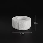 ZJchao Tube Bandage Grip Handle Tape Elastic Self Adhesive Absorb Sweat for Machine Handle Elbow Pads Wristbands (White)