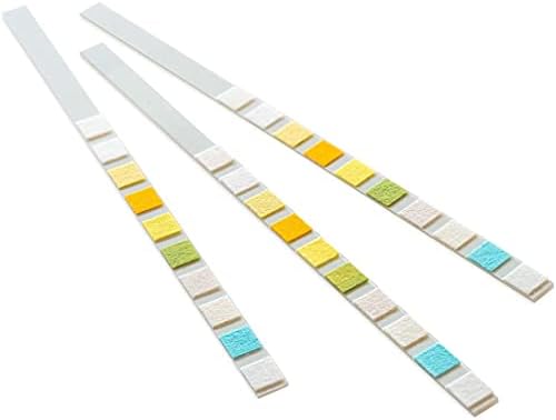 One Step Pet Urine Testing Strips, 100 x 10 Parameter Urinalysis Tests for Dogs, Cats, Vets, Accurate Testing for Veterinarians, Detects UTI, Diabetes, Bladder, Kidney, Liver, SG, pH, Glucose