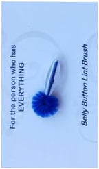 Cleaning Brush, Back Brush Navels Brush Belly Button Cleaner Face Brushes for and Exfoliates - Dark Blue