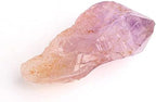 1Pc Natural Auralite-23 Rare Purple Titanium Quartz Rough Stones Point Pendants Raw Crystals Black Hairstone Healing - (Color: 20-30G; Size: Purple Titanium)