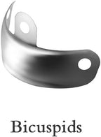 Dental Sectional Matrix System, Dental Sectional Contoured Matrices Refill Matrix Bands, Sectional Contoured Metal Matrices, Nickel Titanium Clamp Ring Resin Holder Clip Ring-50PCS 4.5MM