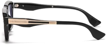 Junsika Classic Square Thick Glasses for Men Women Fashion Clear Lens Glasses