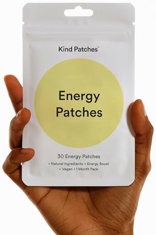 Kind Patches Energy Patches - Vegan, Latex Free - 30 Count