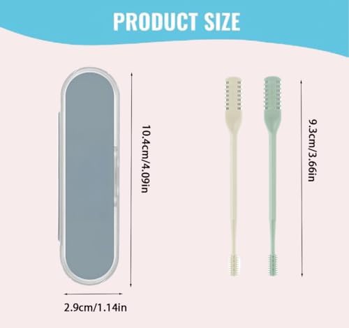 Generic 2-in-1 Nasal Hair Cutter, 2024 New Upgraded Manual Nose Hair Trimmer, Double Sided and 360° Rotating Nose Hair Trimmer, Nostril Hair Remover Tool for Men Women (12)