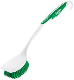 Libman Long Handle Scrub Brush - Item Model Number: 00010 - Ergonomic Rubber Grip Won't Slip When Wet.