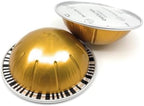 Voltesso Ristretto & Espresso Light & Sweet Coffee Pods Capsules Pods, Brews 40 ml / 1.35 oz- 10 pods, Pack of 1 (10, Voltesso)