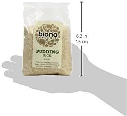 Organic white pudding rice