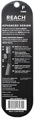 Reach Advanced Design Firm Toothbrushes, Colors May Vary, 3 Count (Pack of 2) Total 6 Toothbrushes