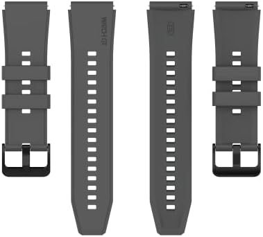 INF Silicone Watch Band for Huawei Watch GT3/GT3 Pro/GT2 Pro/GT2 46mm, Soft 22mm quick release Wrist Strap for Women/Men, Adjustable Breathable Sport Replacement Band with Metal Clasp