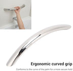 Shower Grab Bar Anti Slip Stainless Steel Bathroom Safety Handle for Seniors Bathtub Shower SPA 11.42x1.18 Inch Durable Rustproof Sturdy Easy Install