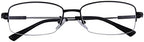 Half Frame Reading Glasses Readers Spectacles (+0.50 to +6.00 Strengths)