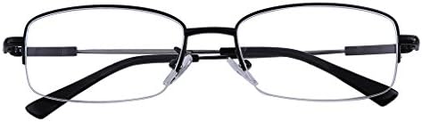 Half Frame Reading Glasses Readers Spectacles (+0.50 to +6.00 Strengths)