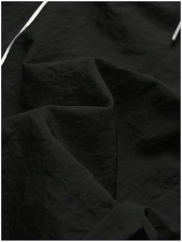 SHENHE Men's Y2k Wide Leg Color Block Baggy Parachute Pants Hip Hop Track Trousers Streetwear