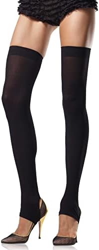 Leg Avenue Women's Stirrup Thigh High Stockings