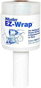 Mueller EZ-Wrap Cold Pack Plastic Wrap with Handle: 4 in. x 1000 ft. (Clear)