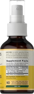 Carlyle Bee Propolis Throat Spray | 2 fl oz | Source of Antioxidants | Bioactive Supplement | Non-GMO | by Beehive's Best