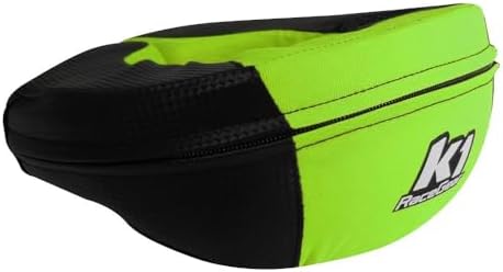 K1 Race Gear Neck Protector Brace (Carbon/Red, Adult) - 15-NEC-CAR-A