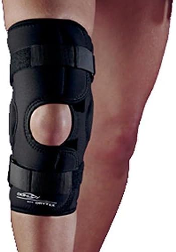 DonJoy Drytex Sport Hinged Knee Brace – Breathable, Adjustable Support for Ligament Injuries (Large)