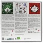 English Tea Shop Organic White Ornaments Advent Calendar Puzzle 25 Loose Leaf Tea Pyramid Bags