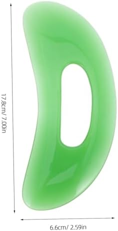 FRCOLOR Massage Tool Unique Shaped Resin Scraper Board for Body Massage Reusable Muscle Scraping Tool for Neck and Full Body Relief and Easy to Use Smooth Edges for Use