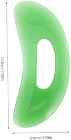 FRCOLOR Massage Tool Unique Shaped Resin Scraper Board for Body Massage Reusable Muscle Scraping Tool for Neck and Full Body Relief and Easy to Use Smooth Edges for Use