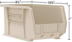 Akro-Mils 30239 AkroBins Plastic Storage Bins, Space-Saving Stackable Bins for Garage, Pantry, Craft Organization, 11-" x 8-" x 7-", Yellow, 6-Pack