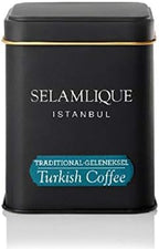 Selamlique Istanbul Traditional Turkish coffee Medium Roast Plain 4.40 oz ultra fine ground