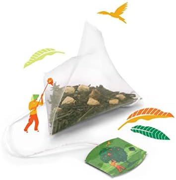 Twinings Discovery Collection Green Exotic Mango & Ginger, 30 Large Leaf Pyramid Tea Bags