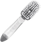 3M Scotch-Brite 750-4 Non-Scratch Dish Brush, Ergonomic Handle, Plastic