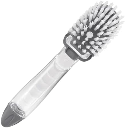 3M Scotch-Brite 750-4 Non-Scratch Dish Brush, Ergonomic Handle, Plastic