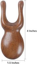 Natural Wooden Nose Guasha Massage Tools Anti-Static, Eyes Facial Wood Gua Sha Tool,face Manual Massager Tool, Multifunctional Handheld Meridians Acupoint Massage Tool,1 Pieces.