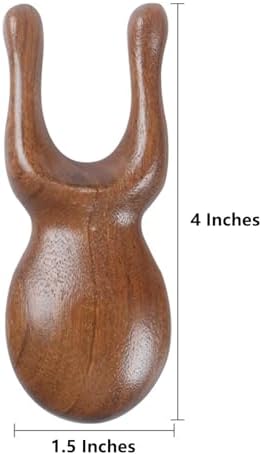 Natural Wooden Nose Guasha Massage Tools Anti-Static, Eyes Facial Wood Gua Sha Tool,face Manual Massager Tool, Multifunctional Handheld Meridians Acupoint Massage Tool,1 Pieces.