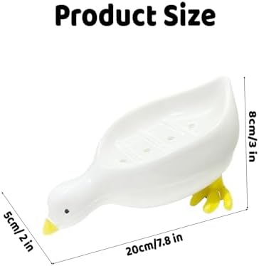 Soap Dish for Shower,Soap Holder Shower,Soap Bar Holder Saver,Cute Duck Style 1 PCS