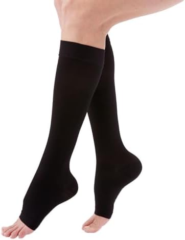 Medi Duomed Advantage Soft Opaque Open Toe Knee Highs 15 20 mmHg Standard