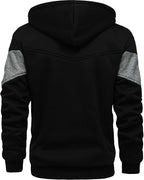 Men's Winter Fleece Thermal Jackets for Men Sherpa Lined Hoodies Warm Thick Jacket Outerwear