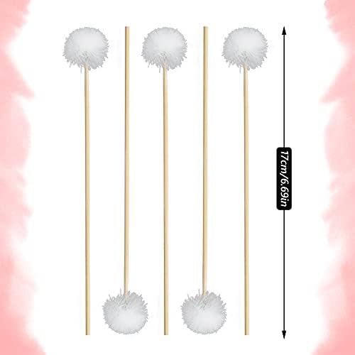 TXIN 12 Pieces Goose Feather Ear Pick, Bamboo Handle Ear Wax Remover, Ear Picker Cleaner, Ear Curette Cleaning Stick, Wood Earwax Removal Tool for Adult Men Women Ear Care Supplies