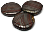 Tiger Iron Flat Tumble Stone ~44-47mm