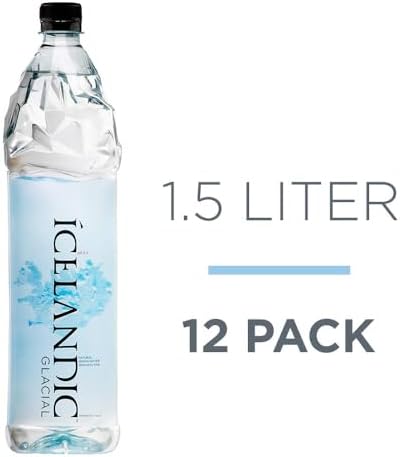 Icelandic Glacial Natural Spring Alkaline Water, 50.7 Fl Oz (Pack of 12)