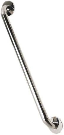 NRS Healthcare Polished Stainless Steel Grab Rail - 60 cm (24 inch) Length