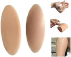 Self Adhesive Calf Pads, 1 Pair of Silicone Leg Onlays, Adhesive Pad Anti Allergic Soft Silicone Calf Corrector for Crooked or Thin Skinny Legs,S