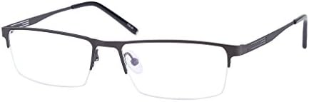 Half Rim Reading Glasses Mens Womens Readers in 4 Colours