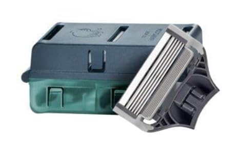 Razor Blade Refills, Sharper 5-Blade, Close and Comfortable Shave, 4 Count (Compatible)
