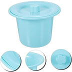 minkissy Portable Covered Chamber Pot for Adults and Boys and Girls Practical Night Urine Pot Smooth Edges for Travel and Home Use Design for Convenience